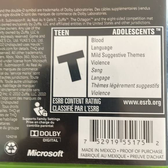 XBOX 360 GAME - UFC 2010: UNDISPUTED - Picture 8 of 10